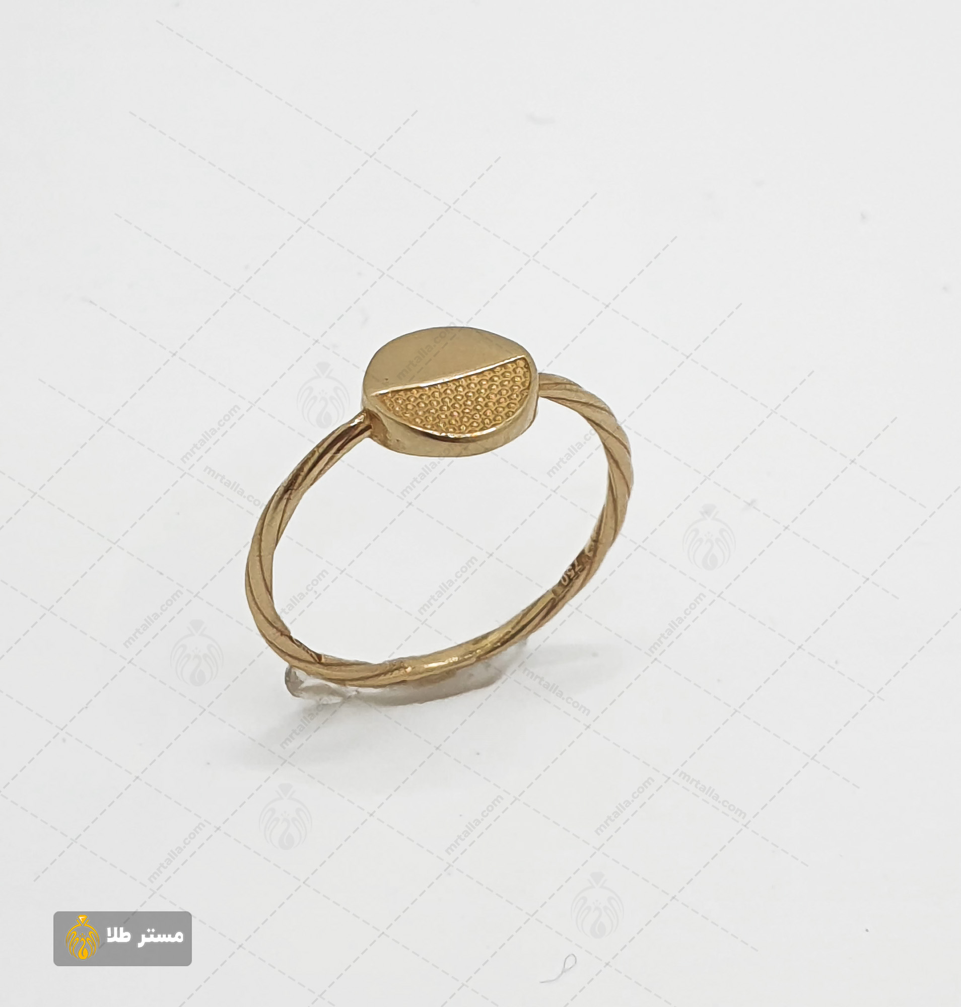 خرید و قیمت انگشتر طلا 18 عیار زنانه مدل مینیمال کد 710